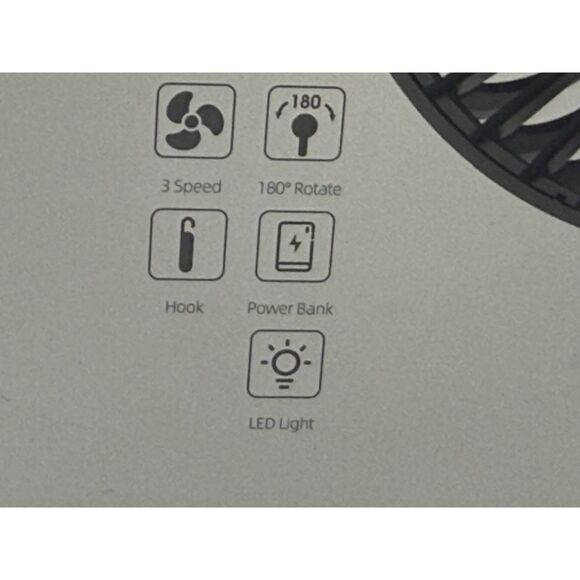 Smartdevil Portable camping fan with LED lights - Picture 3 of 3